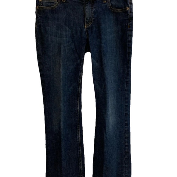 Ann Taylor Wide Leg Blue Denim Jeans Women’s Size 10 Rise 9” Inseam 27” - Picture 1 of 4